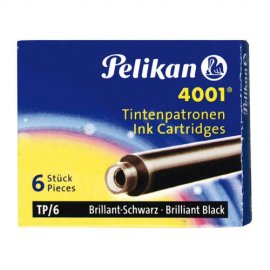 48 Cartuchos de tinta Pelikan. Tipo internacional standard azul o negros.
