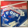 1 Caja de 20 bolsas filtros Ocb Slim 6mm. 150 u. por bolsa ,total 3000 filtros.