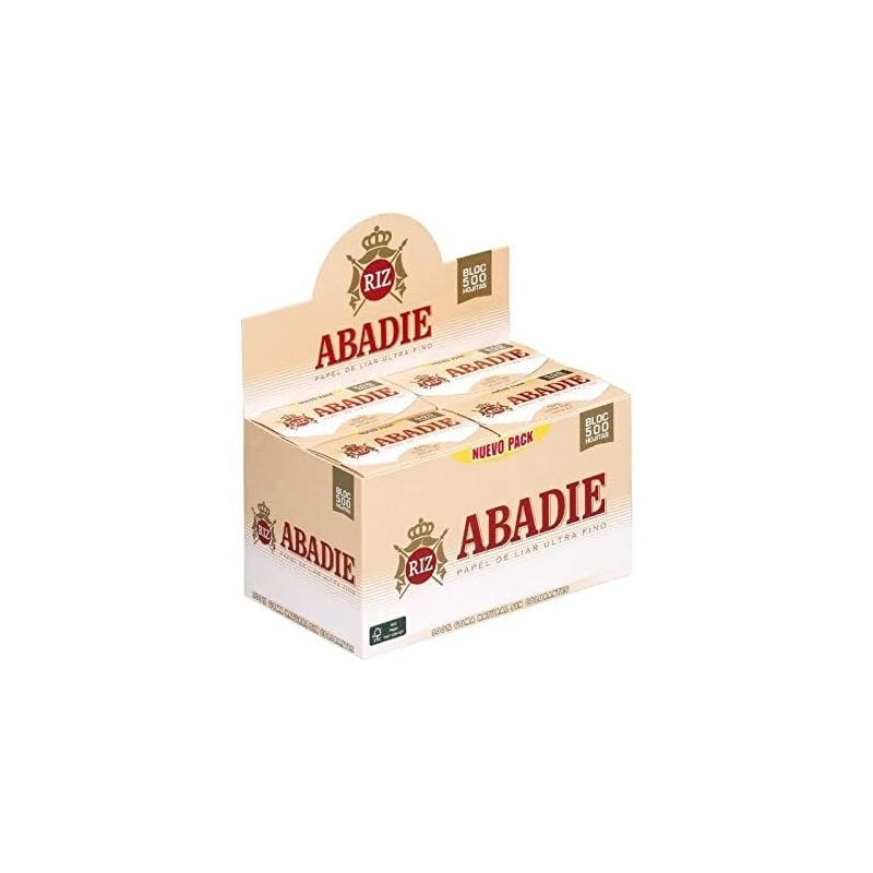 Abadie 500.  caja de  20 libritos de 500 hojas cada uno. Precintada