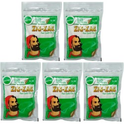 Filtros Zig zag Menthol -  caja de 10 bolsas de 150 filtros cada una