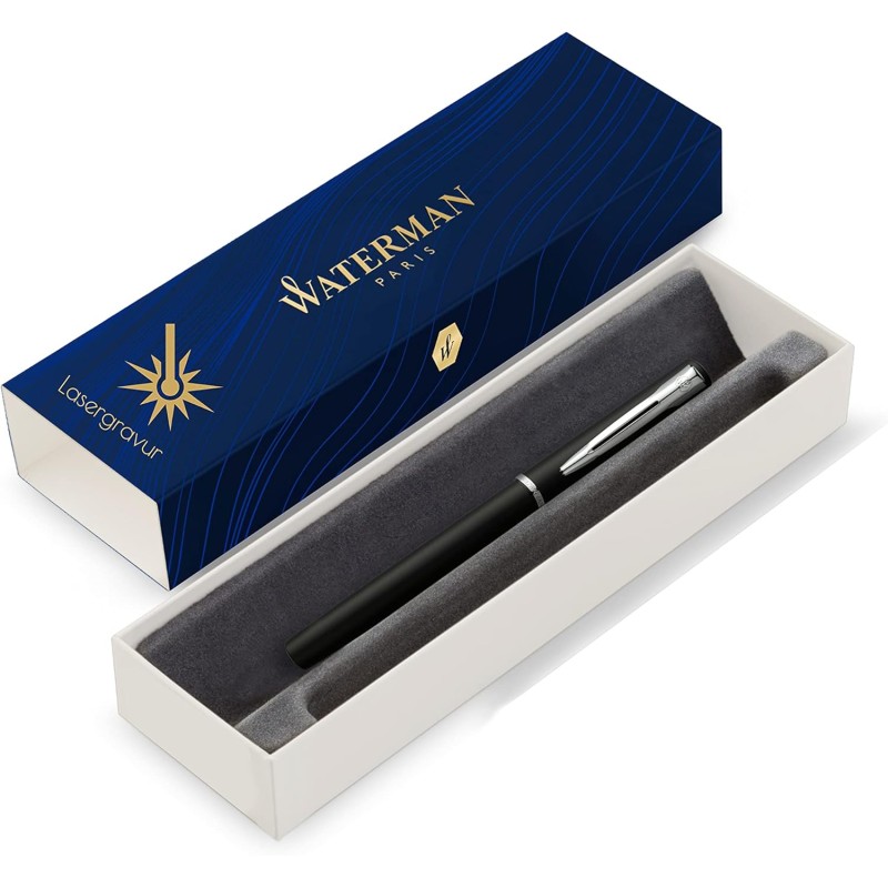 Waterman Allure negra pluma estilografica Nueva en caja para regalo.