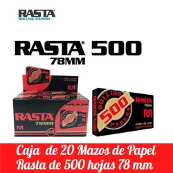 Papel Rasta 500 caja de 20...