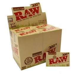 Raw 300 Organic Hemp  caja...