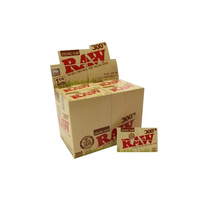 Raw 300 Organic Hemp  caja de 40 libritos . Nueva y precintada.