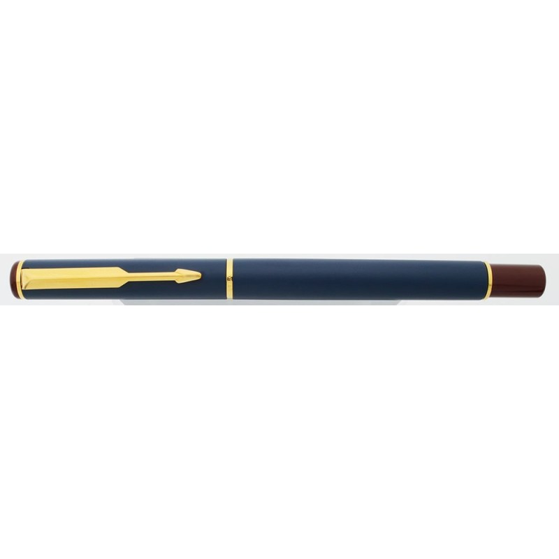 Elegante Boligrafo Parker 88 laca mate azul-burdeos GT.