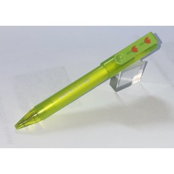 Boligrafo  Inoxcrom Agatha Ruiz de la Prada verde clip tulipanes