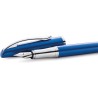 Pelikan, Pluma Estilográfica Jazz Nobel Elegance en Metal Sapphire, Tinta Azul, Con Clip Elástico y Elegante Estuche de Regalo