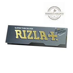 Papel de fumar Rizla Silver  caja de 100 libritos papel corto.