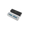 Parker Vector XL pluma estilografica en color  azul- turquesa en funda terciopelo.
