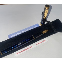 PLUMA ESTILOGRAFICA INOXCROM PARIS SUNSET AZUL