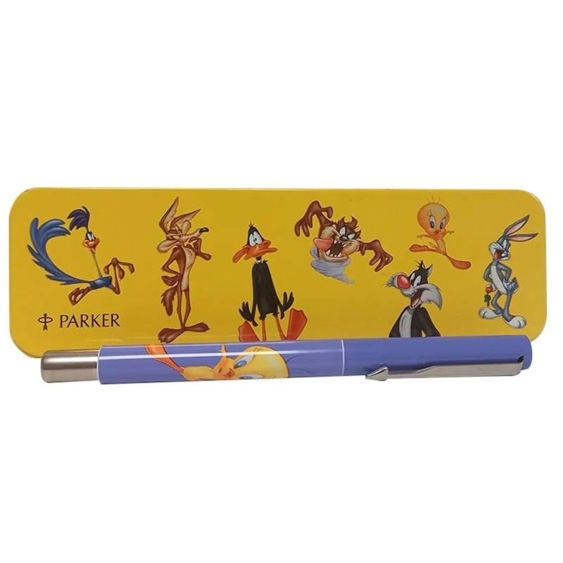 Parker Vector Looney Tunes Piolin rollerball . Nuevo en caja plumier
