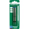 2 Recambios para Roller Montblanc Punta Media Tinta Azul Monteverde.