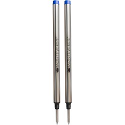 2 Recambios para Roller Montblanc Punta Media Tinta Azul Monteverde.