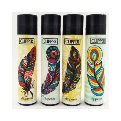 1 caja de Mecheros Clipper coleccion   Modelos variados 48 unidades. Tamaño normal