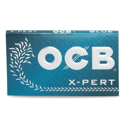 Papel Ocb Xpert blue nº 4 doble . 25 libritos dobles.