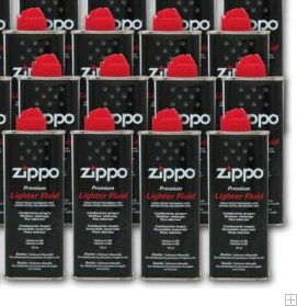 Gasolina Zippo. Caja con 24 latas de 125ml. cada una.