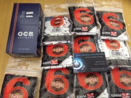 1 pack Ocb ULtimate ultrafino + 2500 filtros slim ENVIO GRATIS
