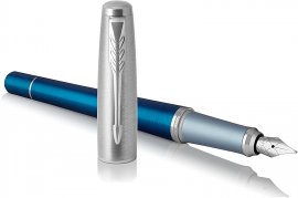 Parker URBAN Fountain Pen Dark Blue plumín punto fino, caja y garantia Parker.