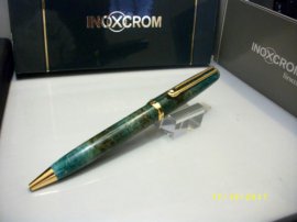 Boligrafo Inoxcrom Sirocco marmol verde GT. ENVIO GRATIS