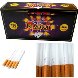 24 Cajas de 550 cigarros , tubos vacios krypton. Total 13200 tubos ENVIO GRATIS A PENINSULA.