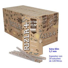 1 caja de Filtros Rizla natura Ecco Ultra slim 5,7mms . 20 paquetes.