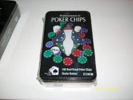 Caja Profesional Poker Chips.100 fichas + ficha dealer. ENVIO GRATIS