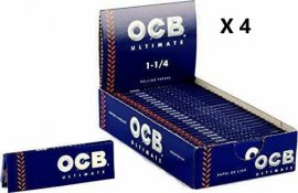 1 caja de OCB Ultimate 1 1/4 -100 libritos de papel de liar. Nuevo.