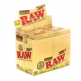 1 caja de 40 blocks de RAW 300 ORGANICO CAJA COMPLETA