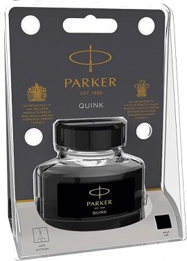 1 Botella Tintero Parker , tinta color negro.