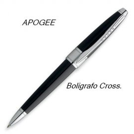 Boligrafo Cross Apogee laca negra.