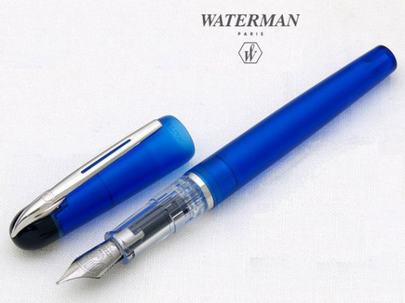 1 PLuma Waterman Kultur soft azul. Nueva en blister. Envio gratis.