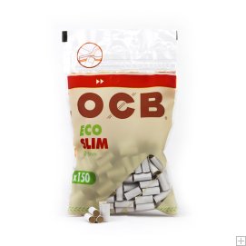10 bolsas de Filtros Ocb Eco Slim Organicos 150 filtros por bolsa. total 1500 filtros,