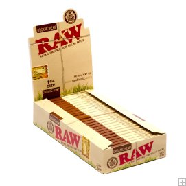 1 caja de Papel Raw organicos 1 1/4 . 24 libritos.