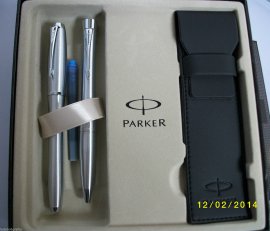 Set de Boligrafo Y Pluma Parker Urban Acero +funda. ULTIMA UNIDAD , ENVIO GRATIS