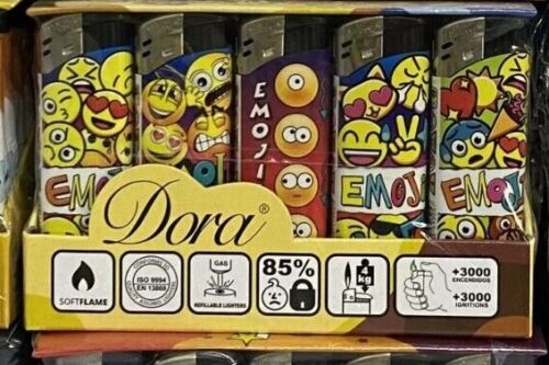 50 Mecheros electronicos Dora emoji. Nuevos.